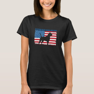 American Flag Alapaha Blue Blood Bulldog T-Shirt