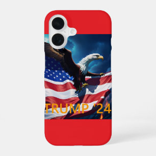 American Flag American Eagle TRUMP 2024 iPhone 16 Case