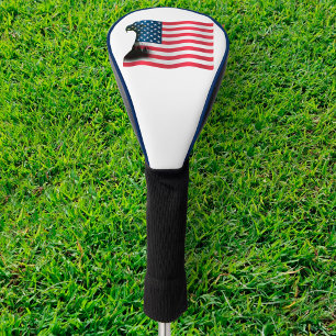 American Flag and Eagle Golf Head Cover