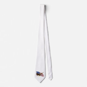 American Flag and Eagle Tie
