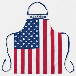 American Flag Apron