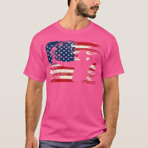 American Flag Archery  for Men Women Boys Girls Ki T-Shirt