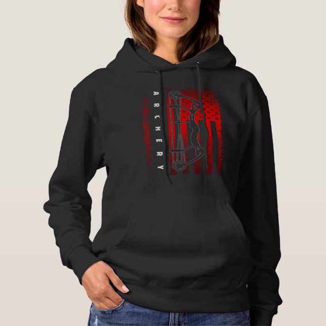American Flag Archery Hoodie (Front)