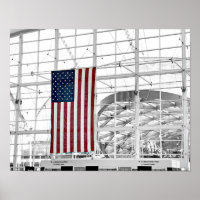 American Flag Architectural Denver Airport Art USA