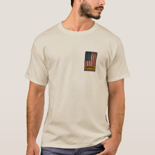 American Flag Army Ranger School Tab T-Shirt