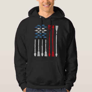 American Flag Arrow Archery For Bow Hunting Arche Hoodie