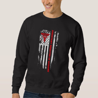 American Flag Assistant Director Of Nursing Nurses Sweatshirt