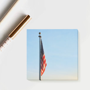American Flag at Dawn Post-it Notes