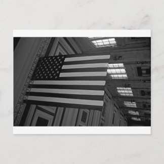 American Flag at Union Station Postcard