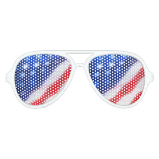 AMERICAN FLAG AVIATOR SUNGLASSES