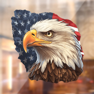 American Flag Bald Eagle
