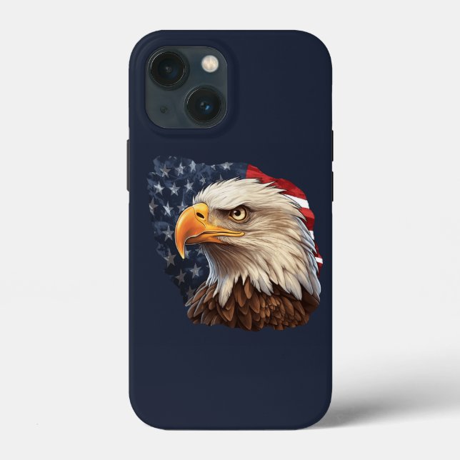 American Flag Bald Eagle Case-Mate iPhone Case (Back)