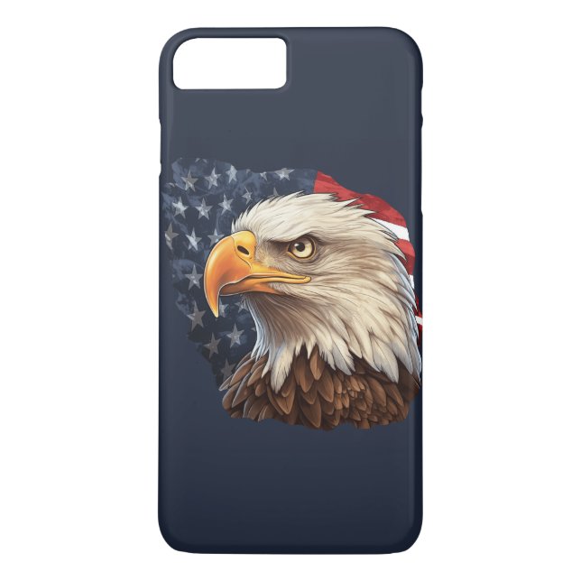 American Flag Bald Eagle Case-Mate iPhone Case (Back)