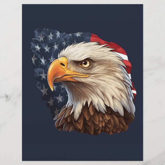 American Flag Bald Eagle Flyer (Front)