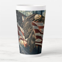 American Flag Bald Eagle