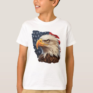 American Flag Bald Eagle T-Shirt