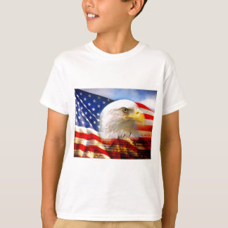 American Flag Bald Eagle T-Shirt