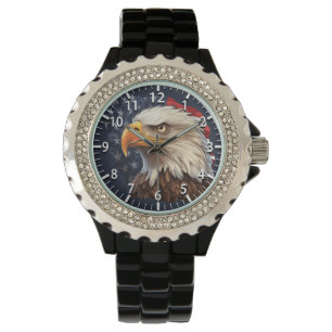 American Flag Bald Eagle Watch