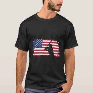 American Flag Baseball Baseball T-Shirt