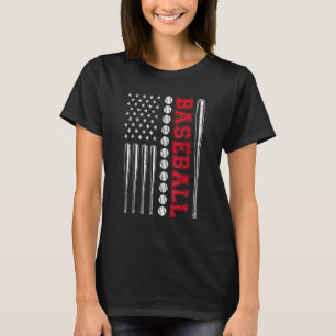 American Flag Baseball Team Men Boys Kids Girls Wo T-Shirt