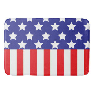 American Flag Bath Mat
