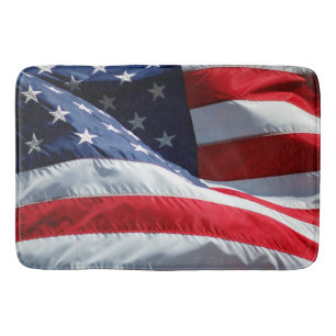 American Flag Bath Mat