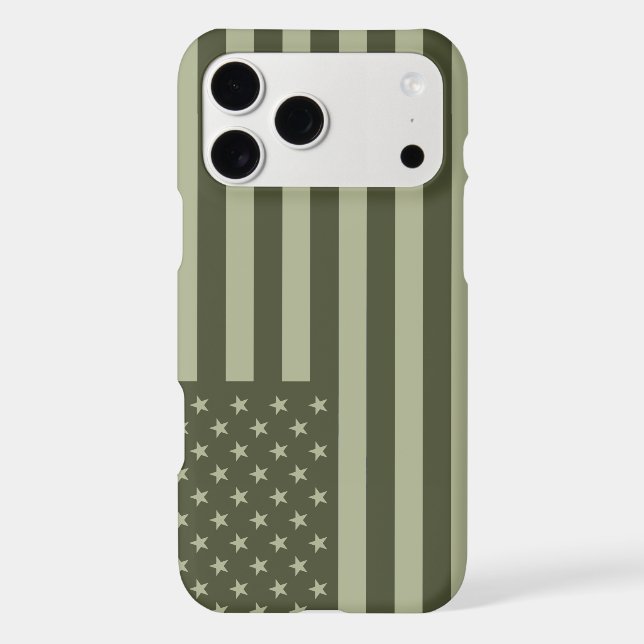 American Flag BDU Green (Back)