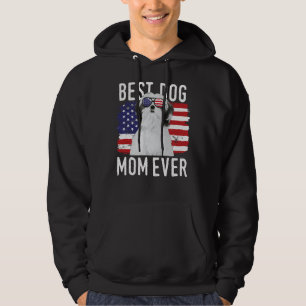 American Flag Best Dog Mum Ever Shih Tzu Usa Hoodie