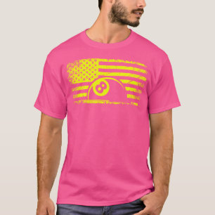 American Flag Billiards Apparel Billiards T-Shirt
