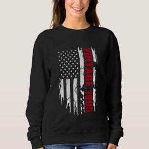 American flag birth year 1995 for birthday sweatshirt