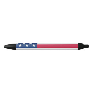 American Flag Black Ink Pen
