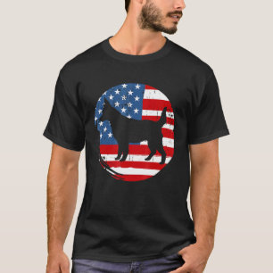 American Flag Blue Heeler Red Australian Cattle Do T-Shirt
