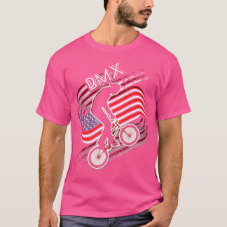 American Flag Bmx Bmx Rider Bmx T-Shirt