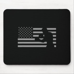 American Flag Boxer T Shirts - Boxing Mouse Pad