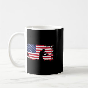 American Flag Boxing Apparel - Boxer Boxing Women Coffee Mug