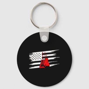 American Flag Boxing Apparel - Boxing Key Ring