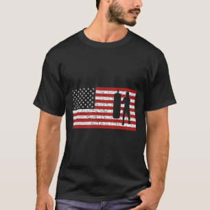 American Flag Boxing Boxing Gift Men Women T-Shirt