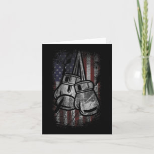 American Flag Boxing Shirts For Men Women Fourth O Card
