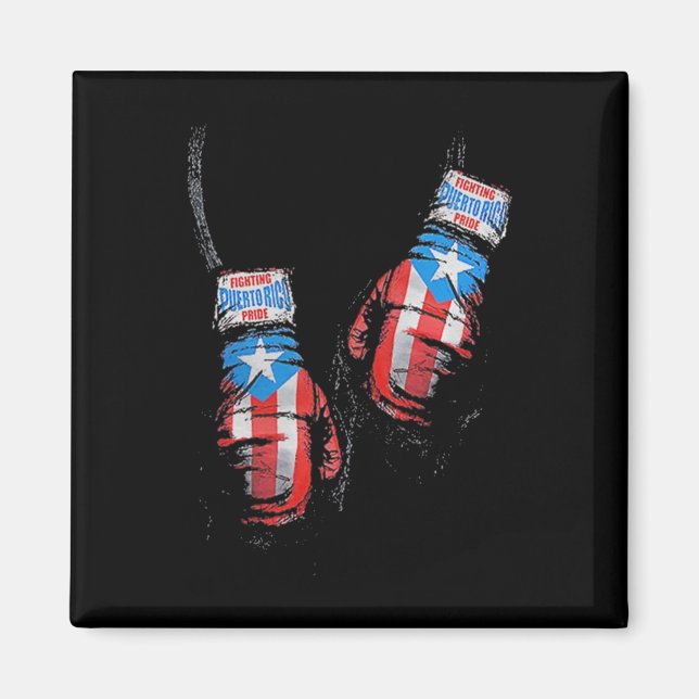 American Flag Boxing Usa Gloves Gym Boxer Fitness  Magnet (Front)