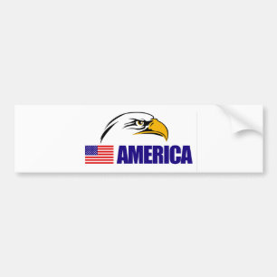 American Flag Bumper Sticker