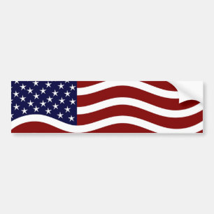 American Flag Bumper Sticker