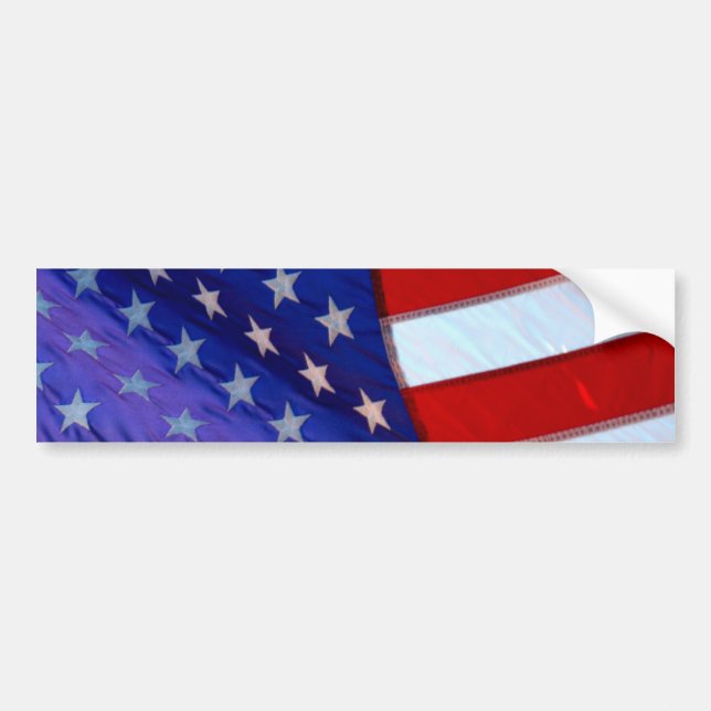 American Flag Bumper Sticker (Front)