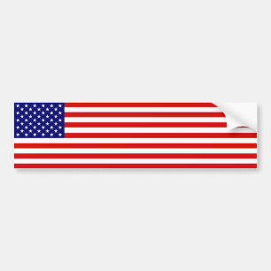 American Flag Bumper Sticker