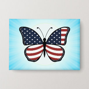 American Flag Butterfly Design-62615