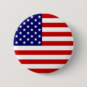 American flag button