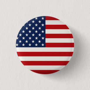 American Flag Button