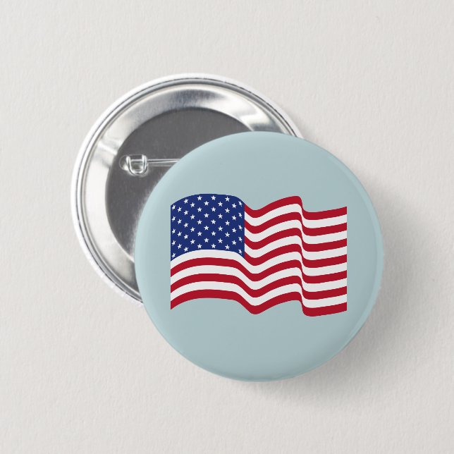 American Flag Button Gift (Front & Back)