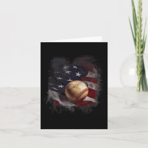 American Flag Bysebyll Vintage 4th Of July Usa Pat Card