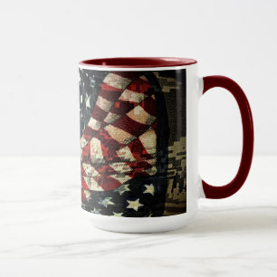 American Flag-Camouflage by Shirley Taylor Mug