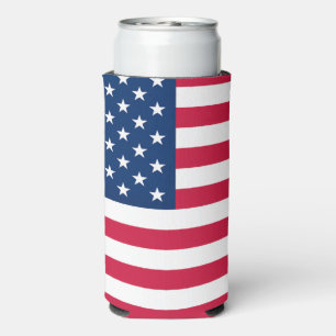 American Flag Can Cooler USA